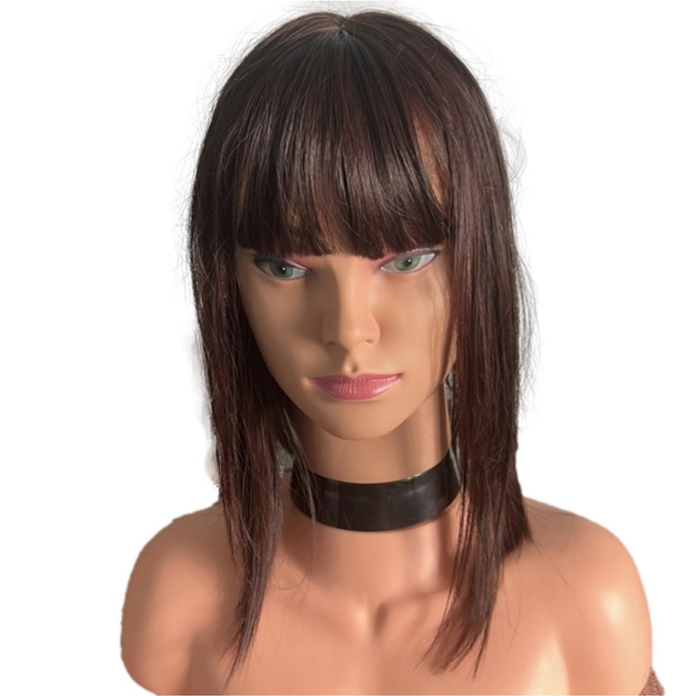 15” Synthetic Hair Topper Wiglet Hair Enhancer with Bangs